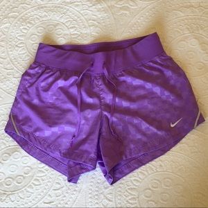 Nike Dri-Fit running shorts- purple XS